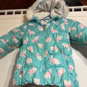 Carters fleece lined kids winter jacket size 5-6